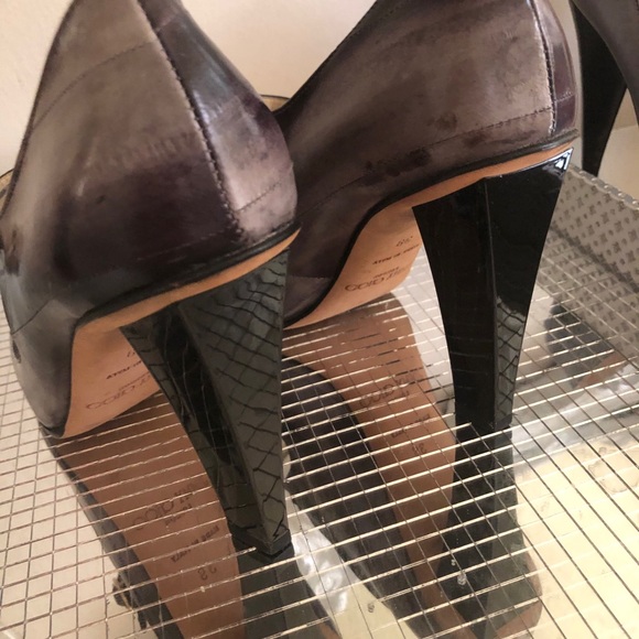 JIMMY CHOO Ombré Mary Jane’s gray’s Size 39 - Picture 3 of 6